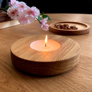 świecznik na tealight, świecznik drewniany, świecznik z drewna, naturalny świecznik, tealight duży, drewniane dodatki, drewniane dekoracje, wyroby z drewna, minimalistyczne dodatki